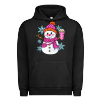 Pigment Black bougie snowman Urban Hoodie - Zillion Design Studio