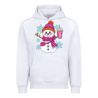 White bougie snowman Urban Hoodie - Zillion Design Studio