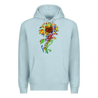 Blue Mist be kind autism sunflower Premium Hoodie - Zillion Design Studio