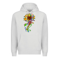 Dove Grey be kind autism sunflower Premium Hoodie - Zillion Design Studio