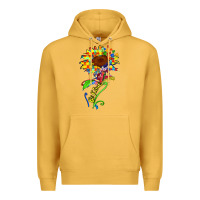 Mustard be kind autism sunflower Premium Hoodie - Zillion Design Studio