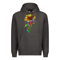Smoke be kind autism sunflower Premium Hoodie - Zillion Design Studio