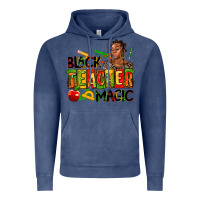 Vintage Denim black teacher  magic Vintage Hoodie - AdoDesignShop