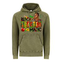 Vintage Olive black teacher  magic Vintage Hoodie - AdoDesignShop