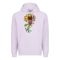 Lilac be kind autism sunflower Premium Hoodie - Zillion Design Studio