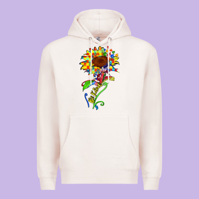Be Kind Autism Sunflower Premium Hoodie Designed By Zillion Design Studio
