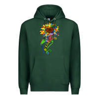 Sports Green be kind autism sunflower Premium Hoodie - Zillion Design Studio