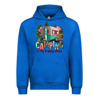 Cobalt camping is my happy place Urban Hoodie - RanaPortraitStore