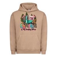 Pigment Burro camping is my happy place Urban Hoodie - RanaPortraitStore