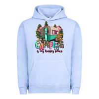 Pigment Grape Ice camping is my happy place Urban Hoodie - RanaPortraitStore