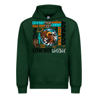 Foreset Green western cowboy wild west Urban Hoodie - texasbilliewilder