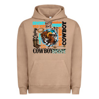 Pigment Burro western cowboy wild west Urban Hoodie - texasbilliewilder