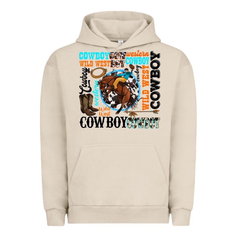 Western Cowboy Wild West Urban Hoodie by texasbilliewilder | Teevron