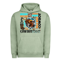 Pigment Oil Green western cowboy wild west Urban Hoodie - texasbilliewilder