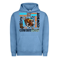 Pigment Pebble Blue western cowboy wild west Urban Hoodie - texasbilliewilder
