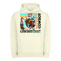 Pigment Pistachio western cowboy wild west Urban Hoodie - texasbilliewilder