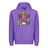 Purple Hip Hop Bunny Premium Hoodie - RanaPortraitStore
