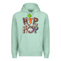 Seafoam Hip Hop Bunny Premium Hoodie - RanaPortraitStore