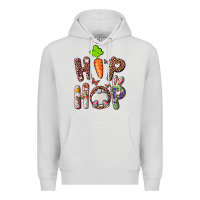 Dove Grey Hip Hop Bunny Premium Hoodie - RanaPortraitStore