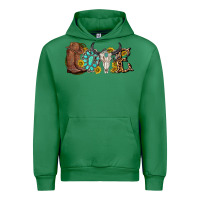 Emerald western love bull skull with gemstone and sunflowe Urban Hoodie - texasbilliewilder
