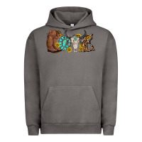Pigment Tornado western love bull skull with gemstone and sunflowe Urban Hoodie - texasbilliewilder