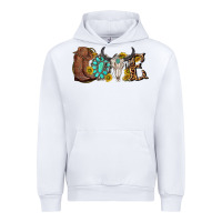 White western love bull skull with gemstone and sunflowe Urban Hoodie - texasbilliewilder