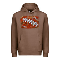 Chestnut American football background Premium Hoodie - texasbilliewilder