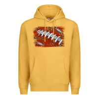 Mustard American football background Premium Hoodie - texasbilliewilder