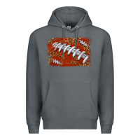 Rock American football background Premium Hoodie - texasbilliewilder