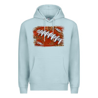 Blue Mist American football background Premium Hoodie - texasbilliewilder