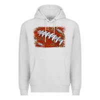 Dove Grey American football background Premium Hoodie - texasbilliewilder