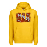 Lemon American football background Premium Hoodie - texasbilliewilder