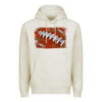 Oatmeal Heather American football background Premium Hoodie - texasbilliewilder