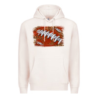 Pale Pink American football background Premium Hoodie - texasbilliewilder