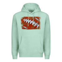 Seafoam American football background Premium Hoodie - texasbilliewilder