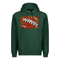Sports Green American football background Premium Hoodie - texasbilliewilder