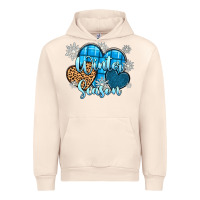 Sandshell snow hearts winter season Urban Hoodie - Zillion Design Studio