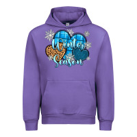 Tulip snow hearts winter season Urban Hoodie - Zillion Design Studio