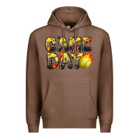 Chestnut game day softball leopard Premium Hoodie - Zillion Design Studio
