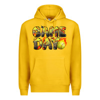 Lemon game day softball leopard Premium Hoodie - Zillion Design Studio