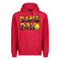 Cardinal game day softball leopard Premium Hoodie - Zillion Design Studio