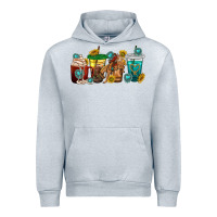Heather Grey western rodeo coffee cup Urban Hoodie - texasbilliewilder