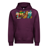 Mauve Wine western rodeo coffee cup Urban Hoodie - texasbilliewilder