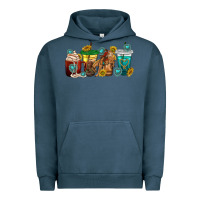 Pigment Midnight Navy western rodeo coffee cup Urban Hoodie - texasbilliewilder