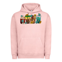 Pigment Salmon western rodeo coffee cup Urban Hoodie - texasbilliewilder