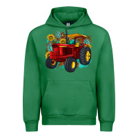 Emerald western tractor Urban Hoodie - texasbilliewilder