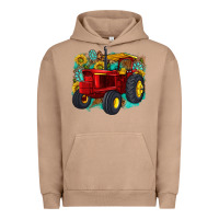 Pigment Burro western tractor Urban Hoodie - texasbilliewilder
