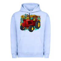 Pigment Grape Ice western tractor Urban Hoodie - texasbilliewilder