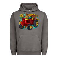 Pigment Tornado western tractor Urban Hoodie - texasbilliewilder