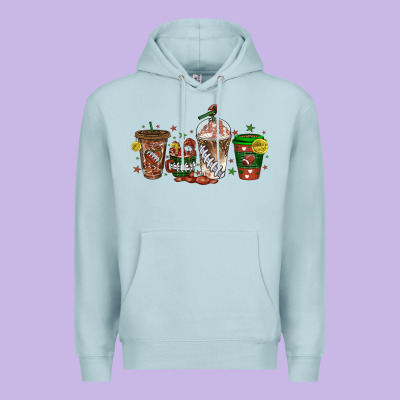 American Football Coffee Cups Premium Hoodie Designed By Texasbilliewilder